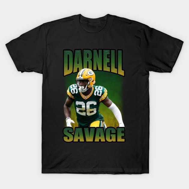 Darnell Savage Bootleg T-Shirt by hackercyberattackactivity